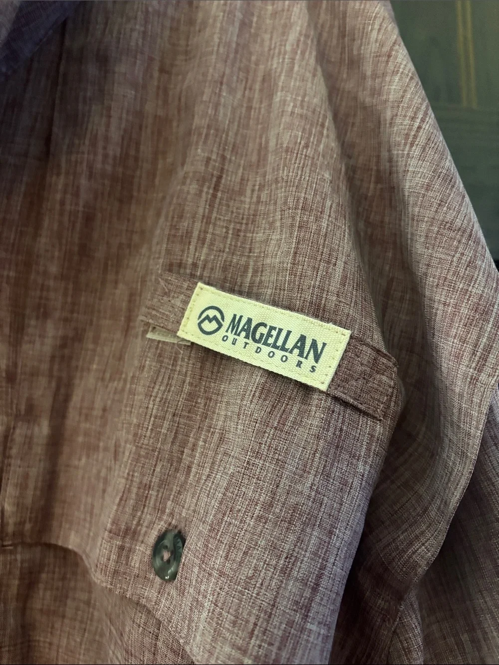 Magellan Outdoors Men's Lavender Button-Front Shirt Jacket